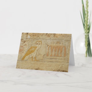 Carte Hiéroglyphe Détail, Hatshepsut Temple, Egypte