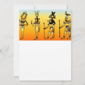 Carte Hiéroglyphes égyptiens (Dos)