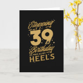 Carte High birthday (Fleur jaune)