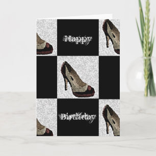 Carte High Heels Joyeux Anniversaire