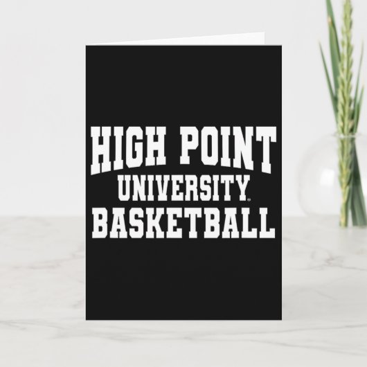 Carte High Point Panthers University Sketll 02 Sports Fa (Devant)