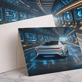 Carte High-Tech Automotive Print | Modern Sci-Fi Car 