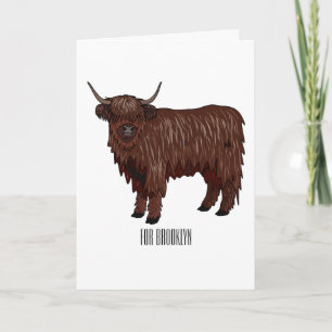 Carte Highland cow