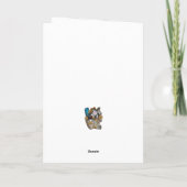 Carte Highland Cow JOYEUX ANNIVERSAIRE (Dos)