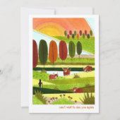 Carte Highland Cows Happy Place (Devant)