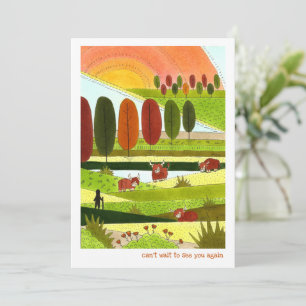 Carte Highland Cows Happy Place