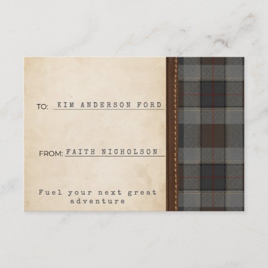 Carte Highlands Dispatch Graduation Gift Insert Card (Devant)