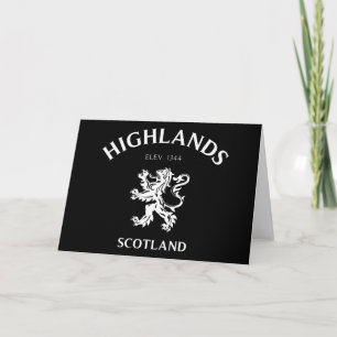 Carte HIGHLANDS Ecosse