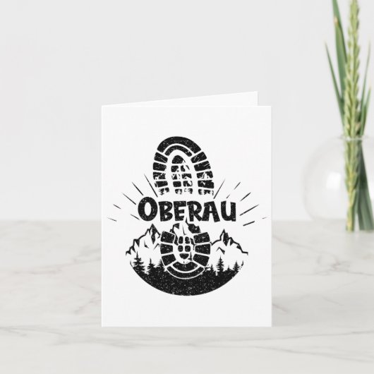 Carte Hiker Oberau Tyrol Autriche Vacances (Devant)