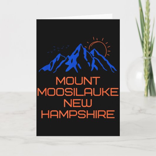 Carte Hiking Mount Moosilauke New Hampshire Mountain Cli (Devant)
