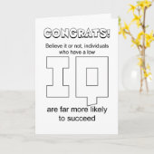 Carte Hilarié félicitations diplômé (Fleur jaune)