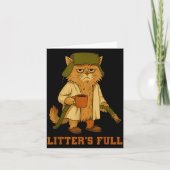 Carte Hilarious Litter’s Full Funny Coffee Cat Lovers Ch (Devant)