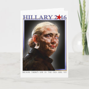 Carte Hillary 2016 greeting card