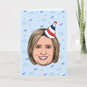 CARTE HILLARY CLINTON ANNIVERSAIRE