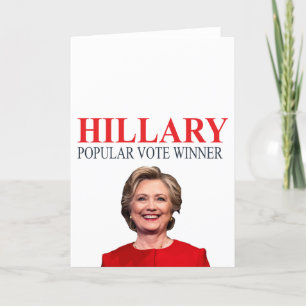 Carte Hillary, gagnant du vote populaire !