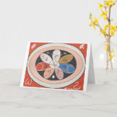 Carte Hilma af Klint (Fleur jaune)