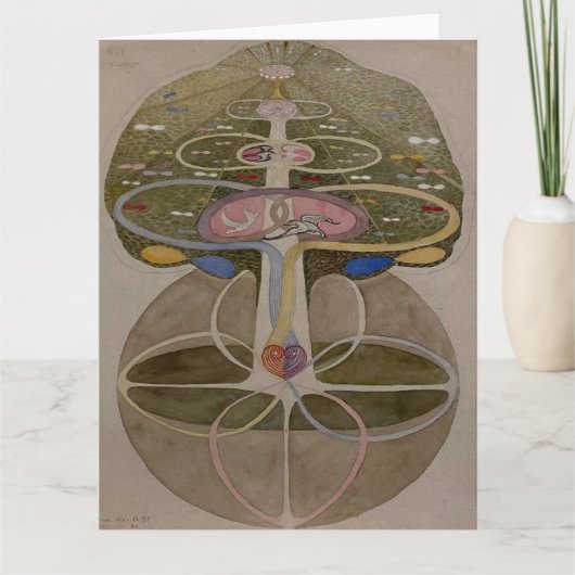 Carte Hilma Af Klint, Arbre De Connaissances No1 Art Abs (Devant)