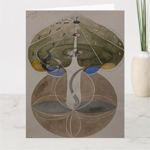 Carte Hilma Af Klint, Arbre De Connaissances No2 Art Abs