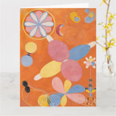 Carte Hilma Af Klint, Le Dix Plus Grand No4, Art Abstrai (Fleur jaune)