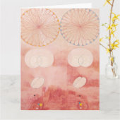 Carte Hilma Af Klint, Le Dix Plus Grand No9, Art Abstrai (Fleur jaune)