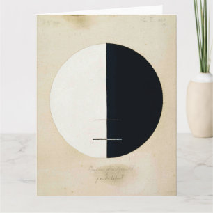 Carte Hilma Af Klint, Point de vue de Bouddha, Art Abstr