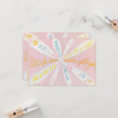 Carte Hilma af Klint - The Eros Series, no 5 (Devant/Arrière en situation)