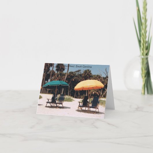 Carte Hilton Head Note Card (Devant)