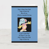 Carte Hip-A-Dee-Doo-Dah (Devant)