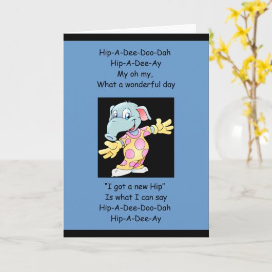 Carte Hip-A-Dee-Doo-Dah (Fleur jaune)