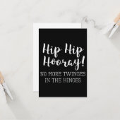 Carte Hip Hip Hip Hip Hip (Devant/Arrière en situation)