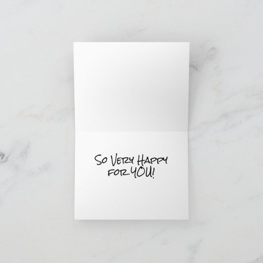 CARTE HIP HIP HORY HEUREUX POUR VOUS (Intérieur)