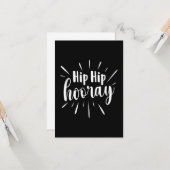 Carte Hip Hip Hourra Remets-toi vite (Devant/Arrière en situation)