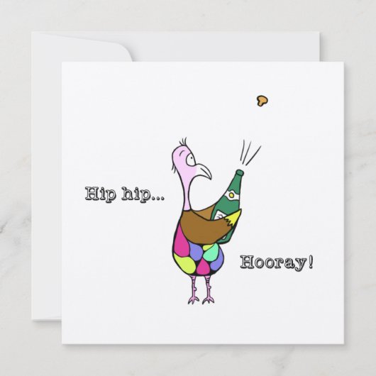 Carte Hip Hip ... Salut ! (Devant)