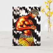 Carte Hip hop africain (Fleur jaune)