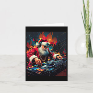 Carte Hip hop Père Noël Dj Noël 2