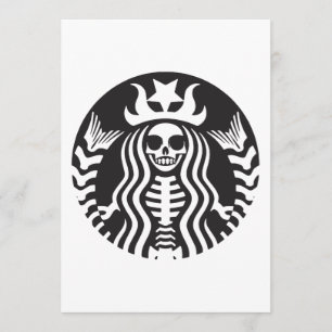 Carte Hippie effrayant de rue de Halloween de pièce en t