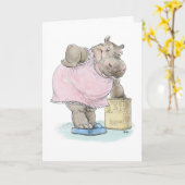 Carte Hippo Amincissant (Fleur jaune)