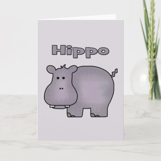 Carte Hippo mignon (Devant)