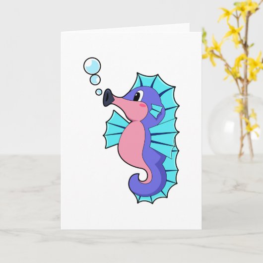 Carte Hippocampe (Fleur jaune)