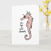 Carte Hippocampe (Fleur jaune)