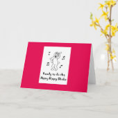 Carte Hippy shake (Fleur jaune)