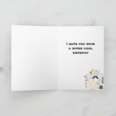 Carte Hipster Joyeux Anniversaire (Intérieur)