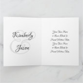 Carte His & Her Script Names, Black & Grey (Intérieur)