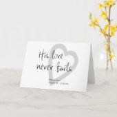 Carte his lover never faihenry b eylds (Fleur jaune)
