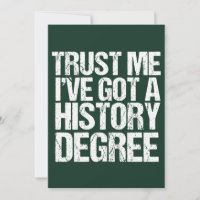 Histoire amusante Diplôme Historien Citation de gr