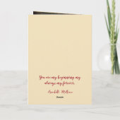 Carte Histoire d'amour dans pour les phrases Photos pers (Dos)