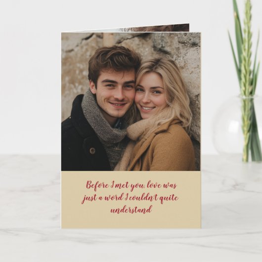 Carte Histoire d'amour dans pour les phrases Photos pers (Devant)