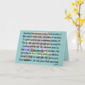 Carte Histoire de retraite de l'enseignant Art "Chat pua (Fleur jaune)