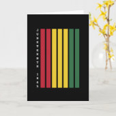 Carte Histoire noire afro-américaine 1865 (Fleur jaune)