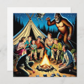 Carte Histoires de feux de camp | Vide rétro amusant (Devant / Derrière)